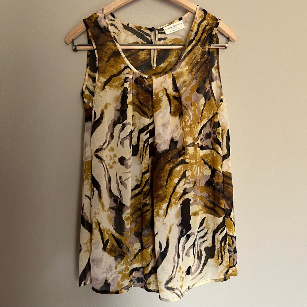 bobbie brooks Patterned Sleeveless Top Large